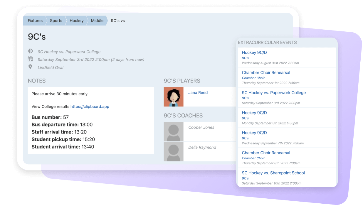 Schoolbox Integration Clipboard